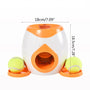 2024 New Interactive Pet Ball Launcher Toy Dog Tennis Food Reward Machine Thrower Slow Feeder for Cats Kitten Puppy