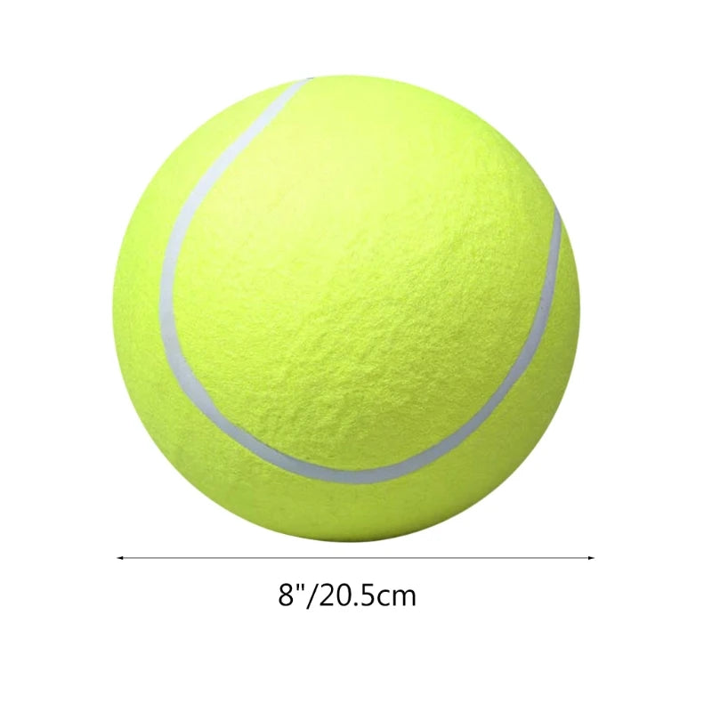 8In Dog Tennis Ball Giant Pet Toy Tennis Ball Dog Chew Toy Signature Jumbo Kids Toys For Your Beloved Puppies Dogs